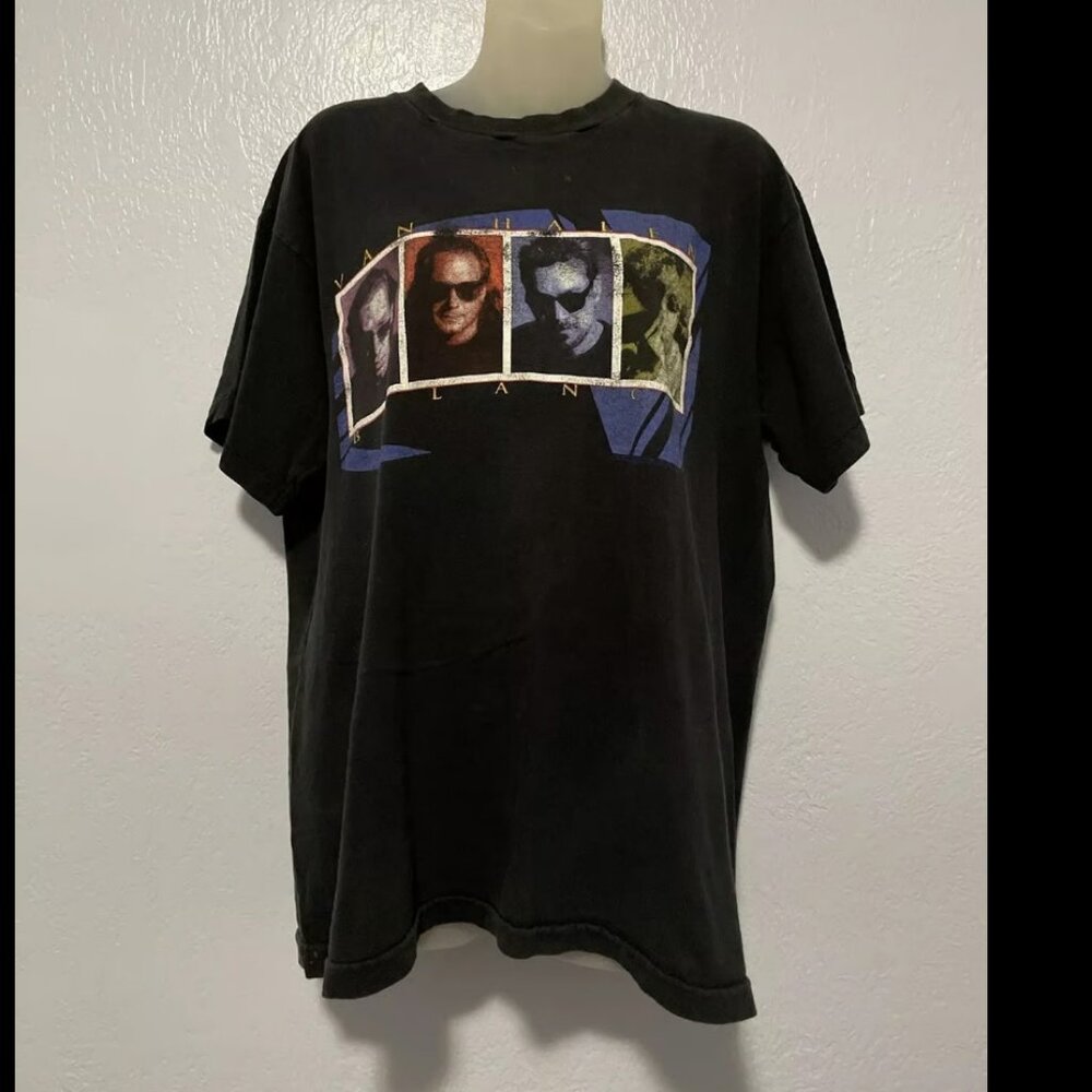 Vintage Van Halen Mens Shirt Large 95-96 Tour Single Stitch Short Sleeve